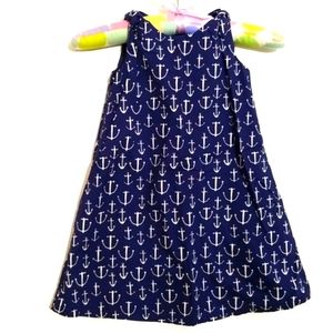 GAP Navy Anchor Print Dress